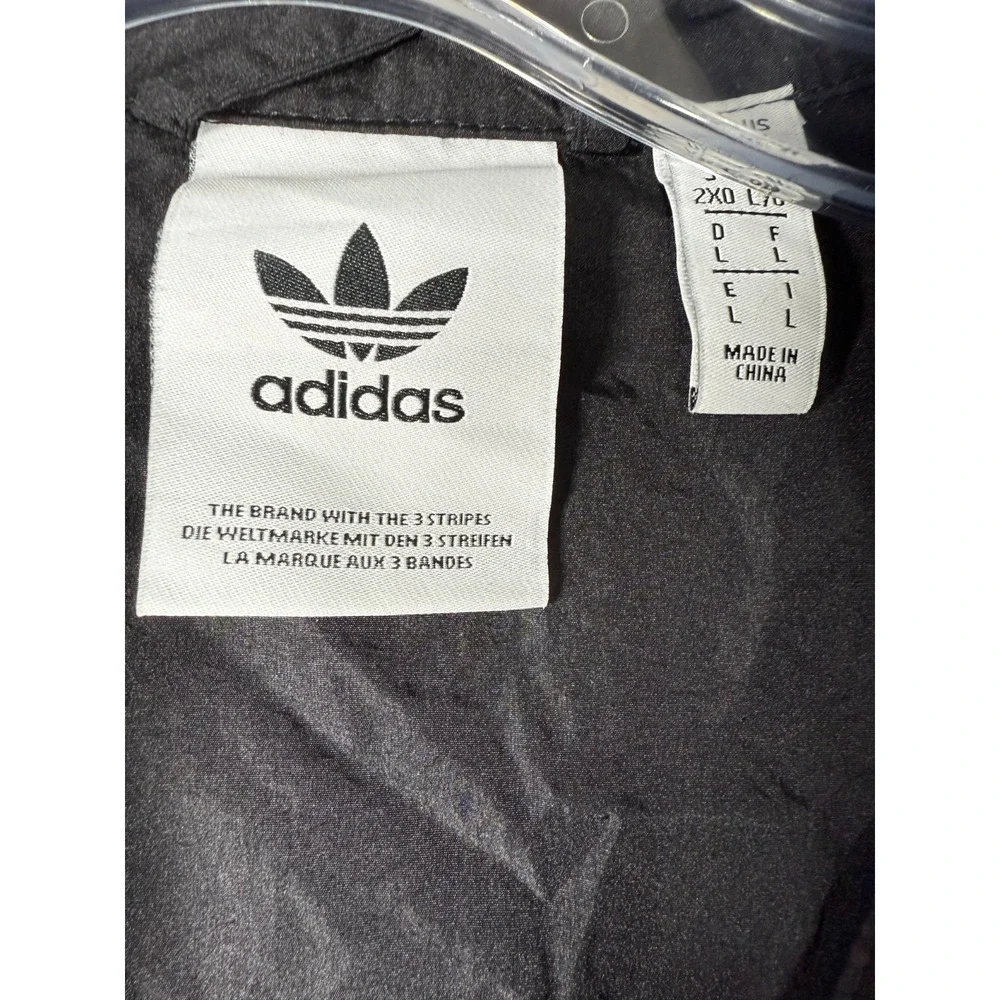 Adidas Originals Trefoil Graphic Snap button Mechanic Shirt H57828 Mens Large